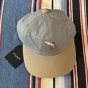 Filson Embroidered Fish Low-Profile Logger Cap